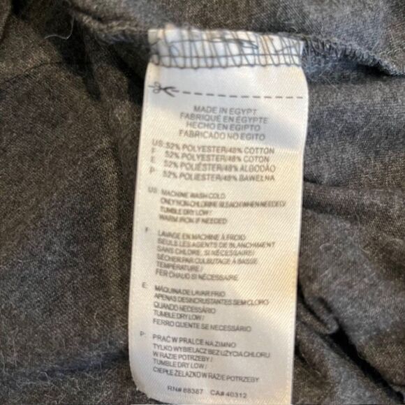 Adidas Golf Sereno Women's Graphic Tee Charcoal Size Large - Picture 5 of 9